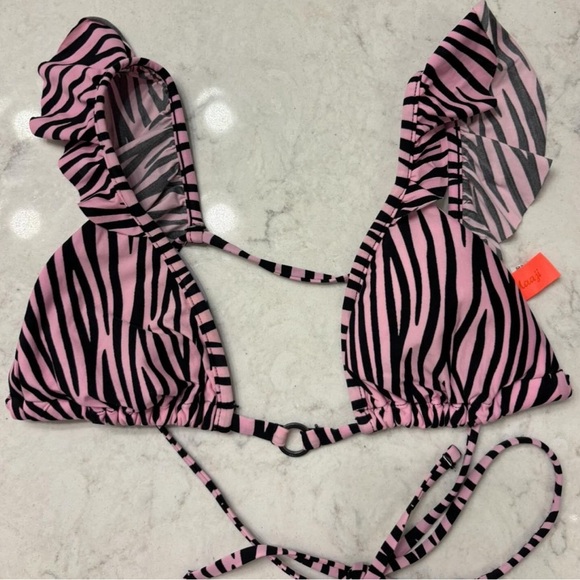 Maaji bikini top, size xs, pink zebra - Picture 2 of 2